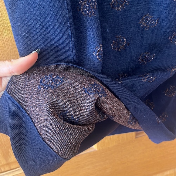 Chloe long knit navy skirt size S - Picture 4 of 8